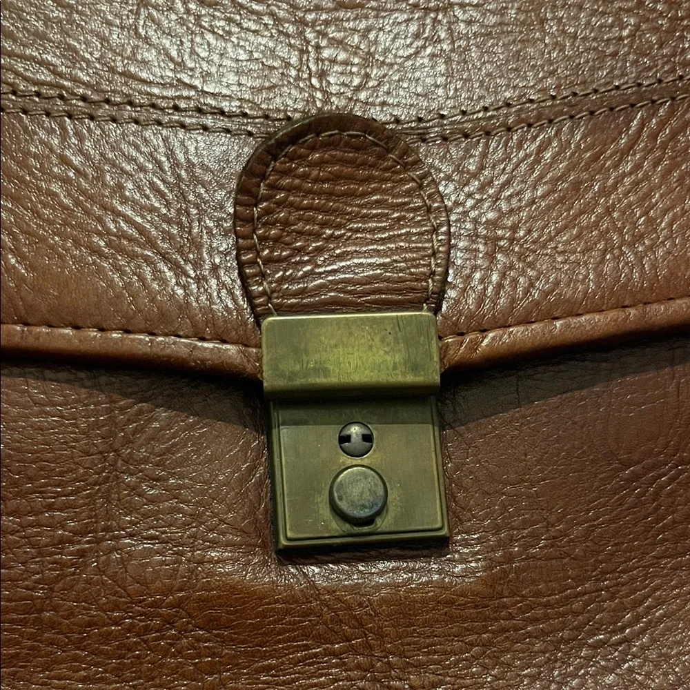 Vintage Brown Leather Bag